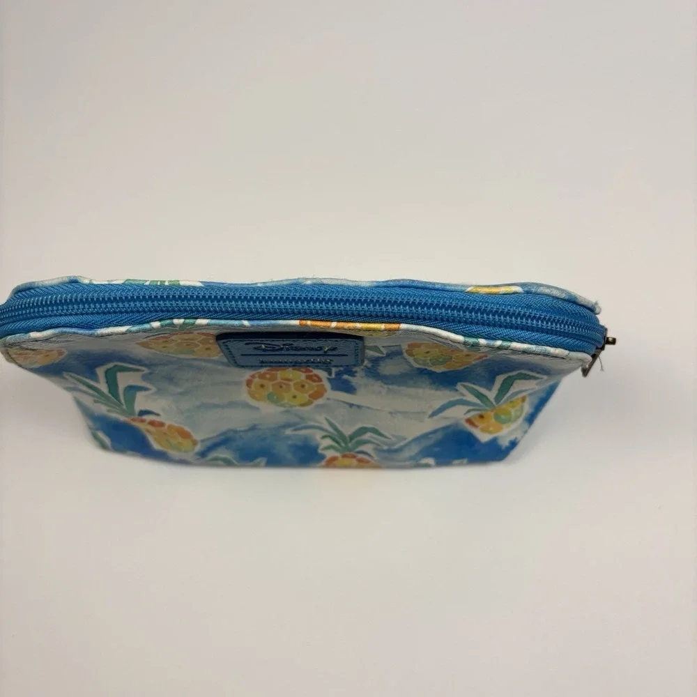 Disney‎ Lilo & Stitch Makeup Bag Cosmetic Pouch Travel Tote Pineapple